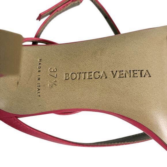 Bottega Veneta Multi Strap Stretch High-Heel Sandals | Smart  Bottega Veneta Stretch Sandals Lollipop Pink Heels EU 37.5 Leather Strappy Heels